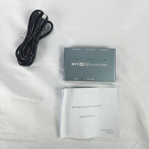 8k Display Ultra HD Port Splitter 1 in 3 Out 8K@30Hz 4K@144Hz Splitter